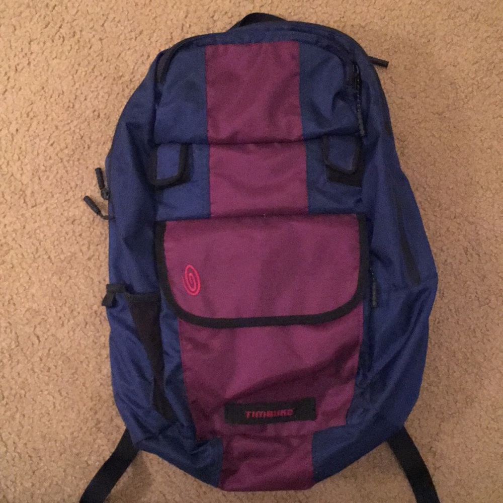 Timbuk2 women’s backpack purple stripe